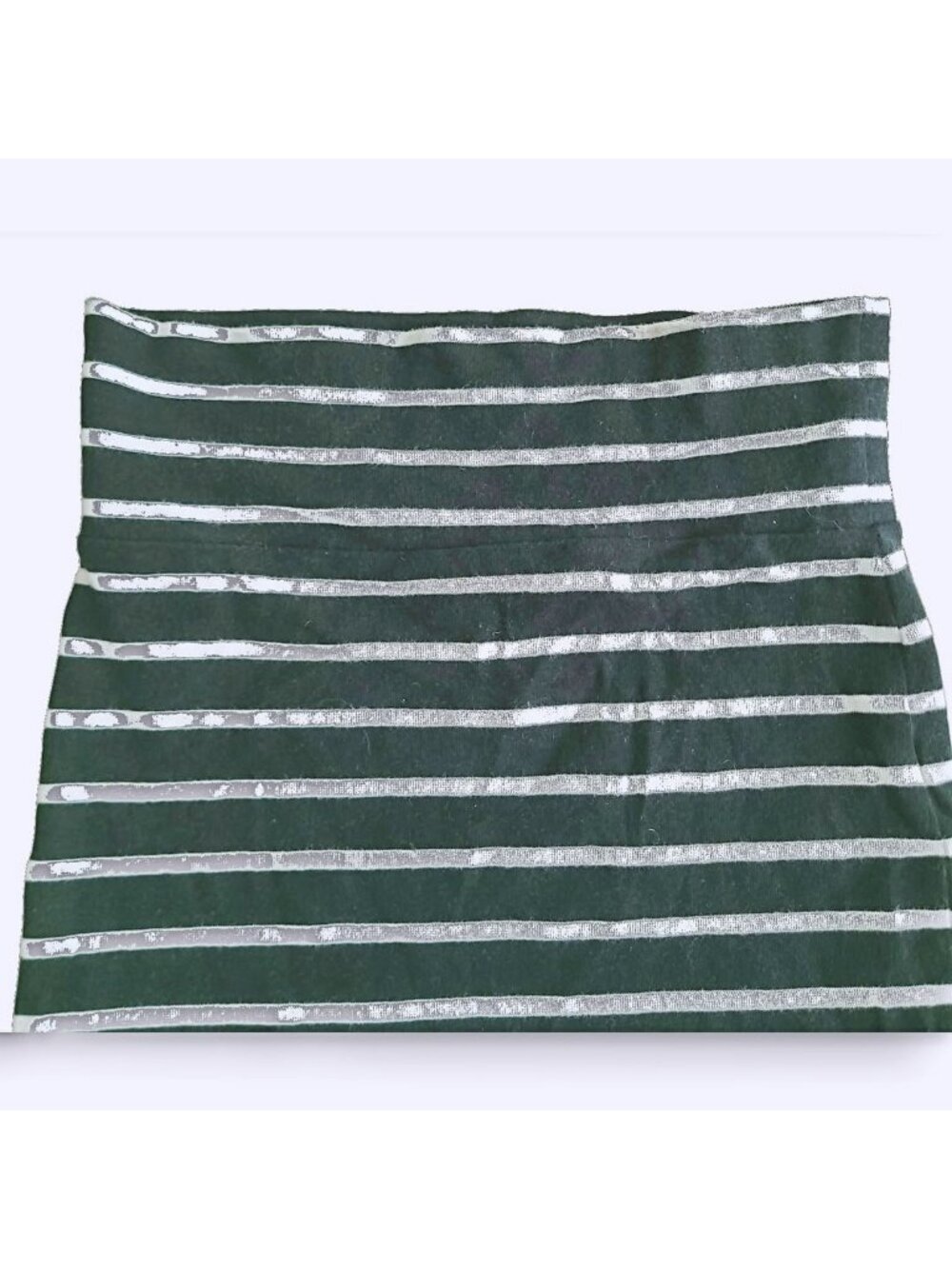 Black Striped Y2K Mini Skirt Retro Streetwear (S)